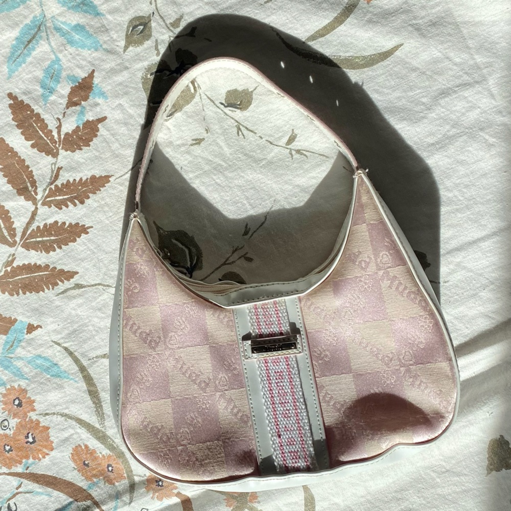 Mudd Checkered Pink Hand/Shoulder Bag🤍🎀 - Picture 2 of 14